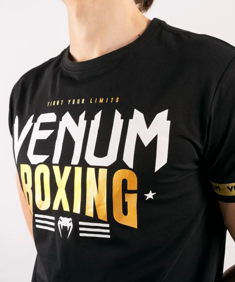 Polera Venum BOXING Classic 20 T-Shirt - Black/Gold 2