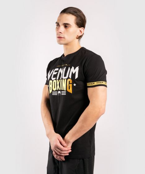 Polera Venum BOXING Classic 20 T-Shirt - Black/Gold