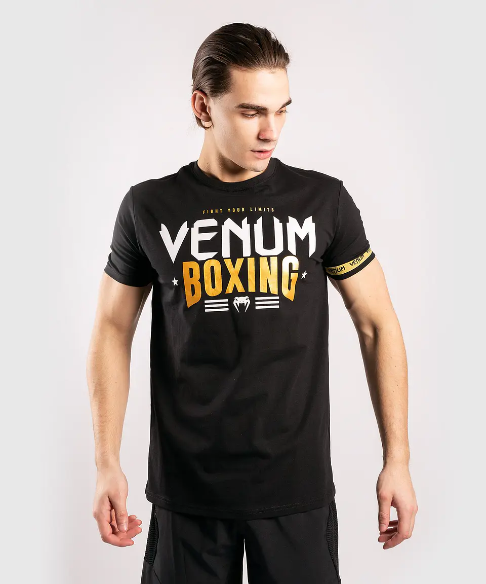 Polera Venum BOXING Classic 20 T-Shirt - Black/Gold 6