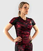 Venum Defender Rashguard - Short Sleeves - Black/Red - Miniatura 2