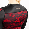 Venum Defender long sleeve Rashguard - for women - Black/Red