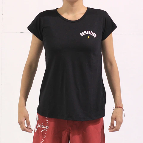 Polera X-TREINO Femenina x Keiko Sports Black 