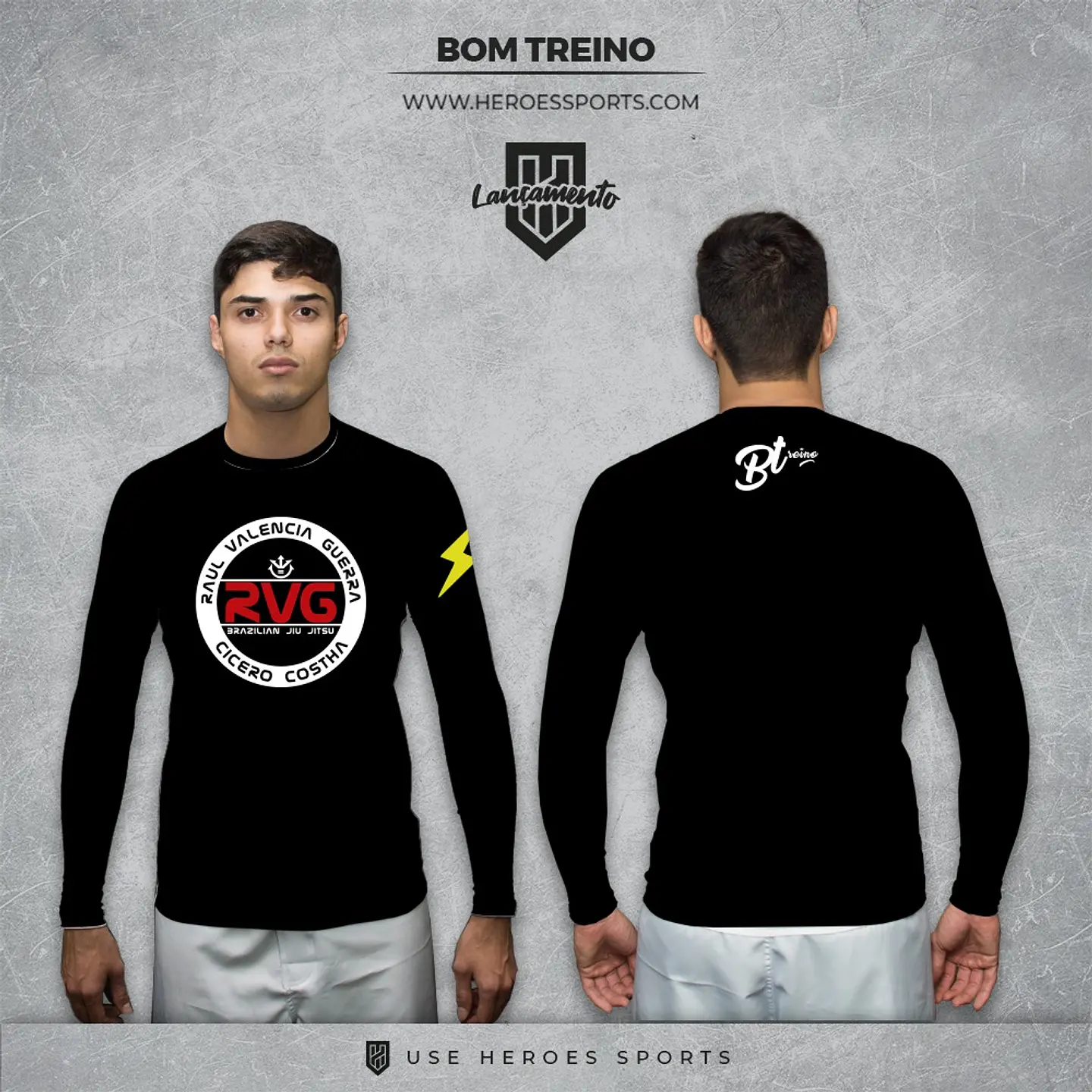 Rashguard Bomtreino  Masculino RVG Team 1