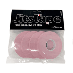 JitsTape Finger Tape - 4 Rolls 1/3" x 15 yards - Pink