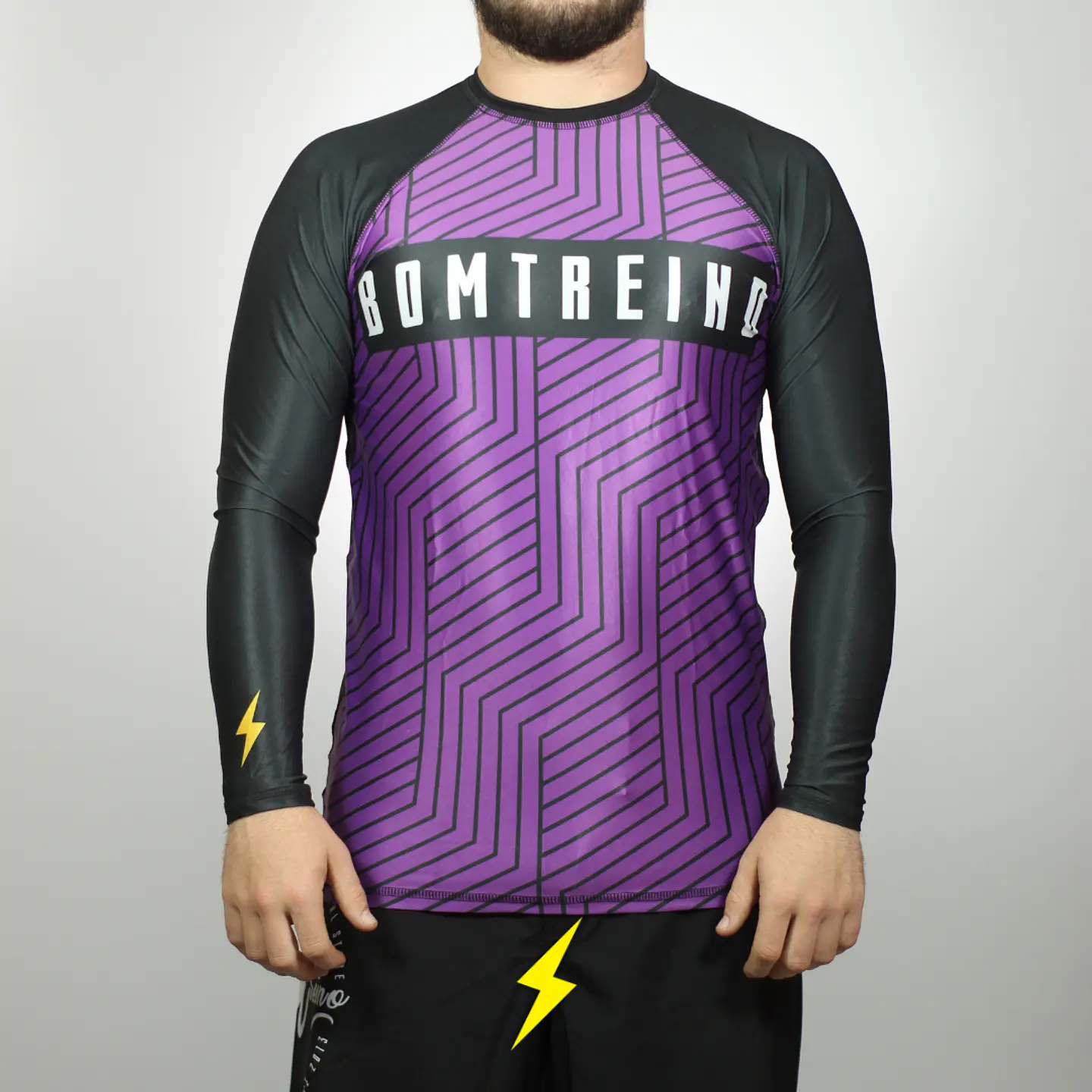 Rashguard Bomtreino  BT V22 Purple ML 1