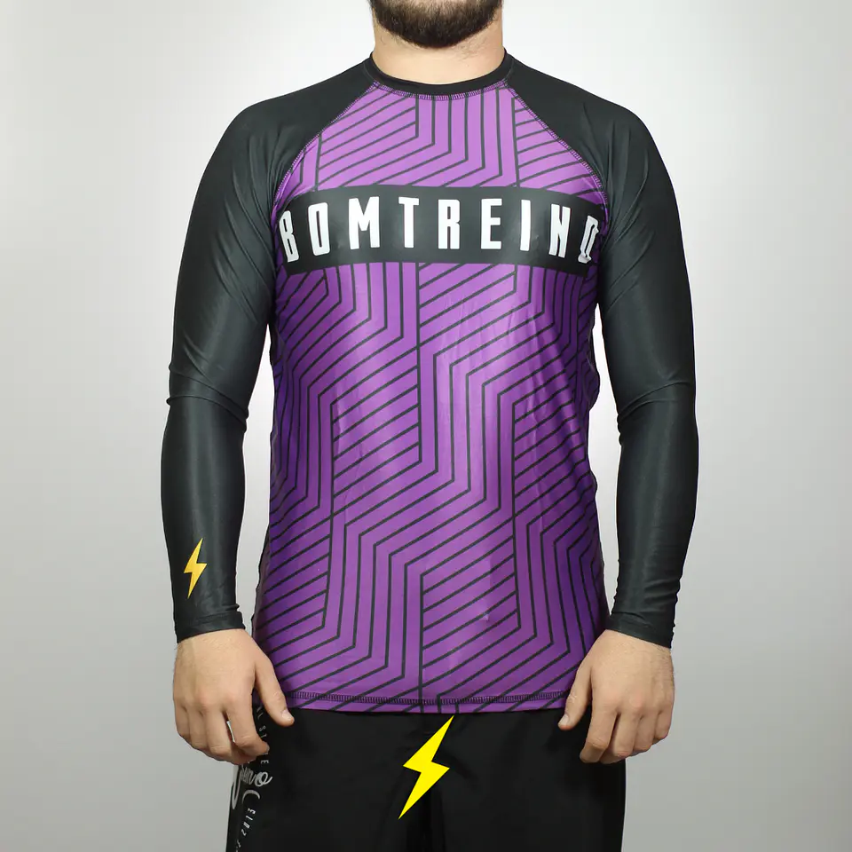 Rashguard Bomtreino  BT V22 Purple ML 1