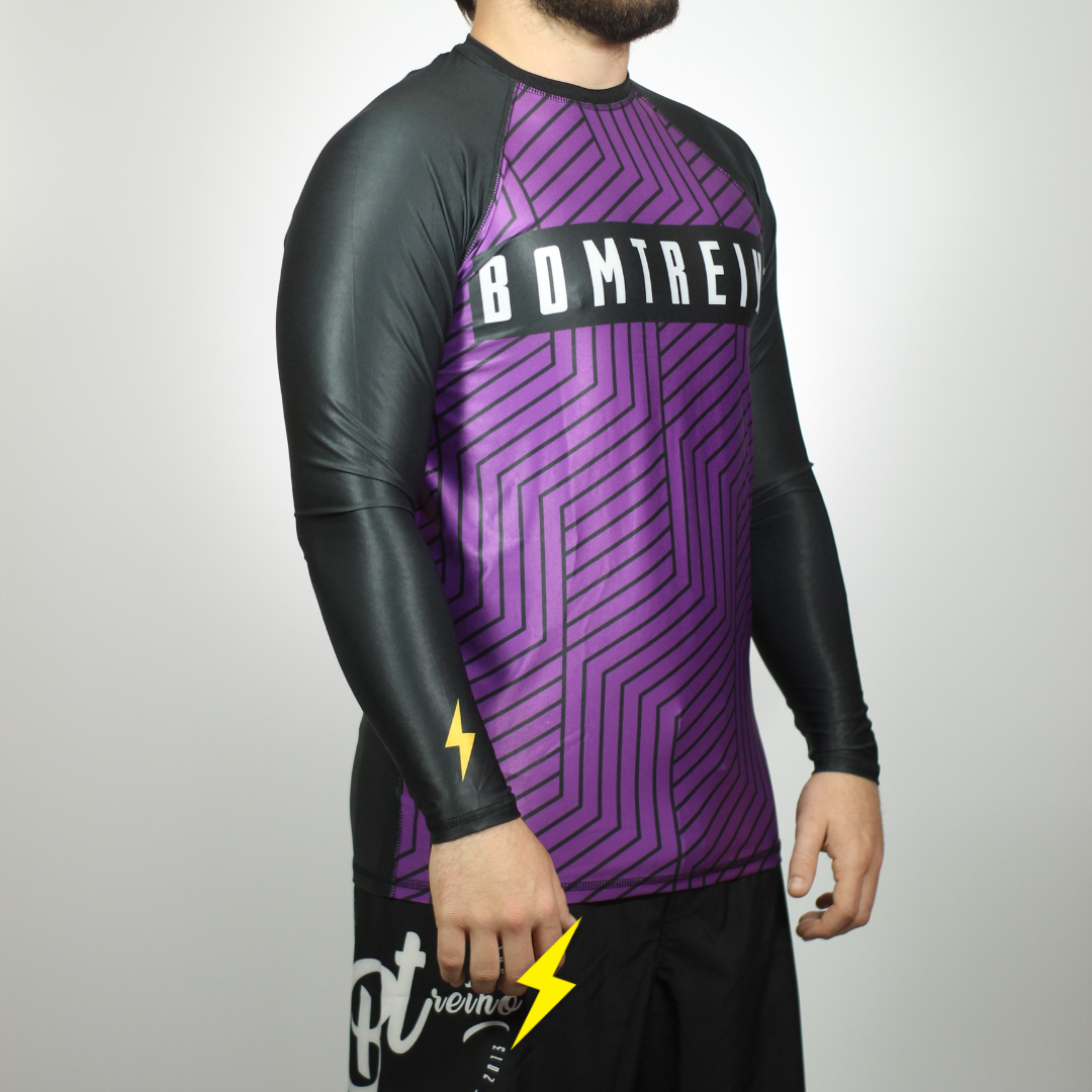 Rashguard Bomtreino  BT V22 Purple ML