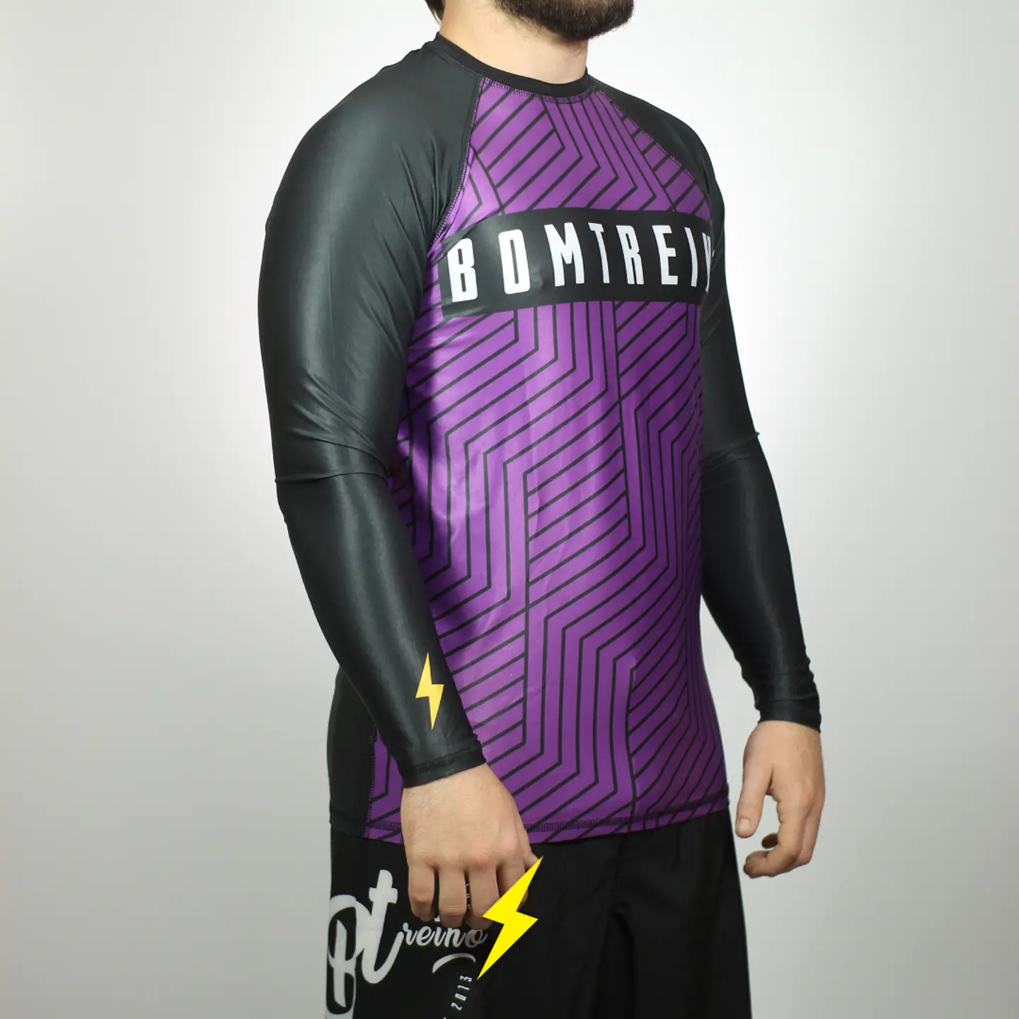 Rashguard Bomtreino  BT V22 Purple ML 2