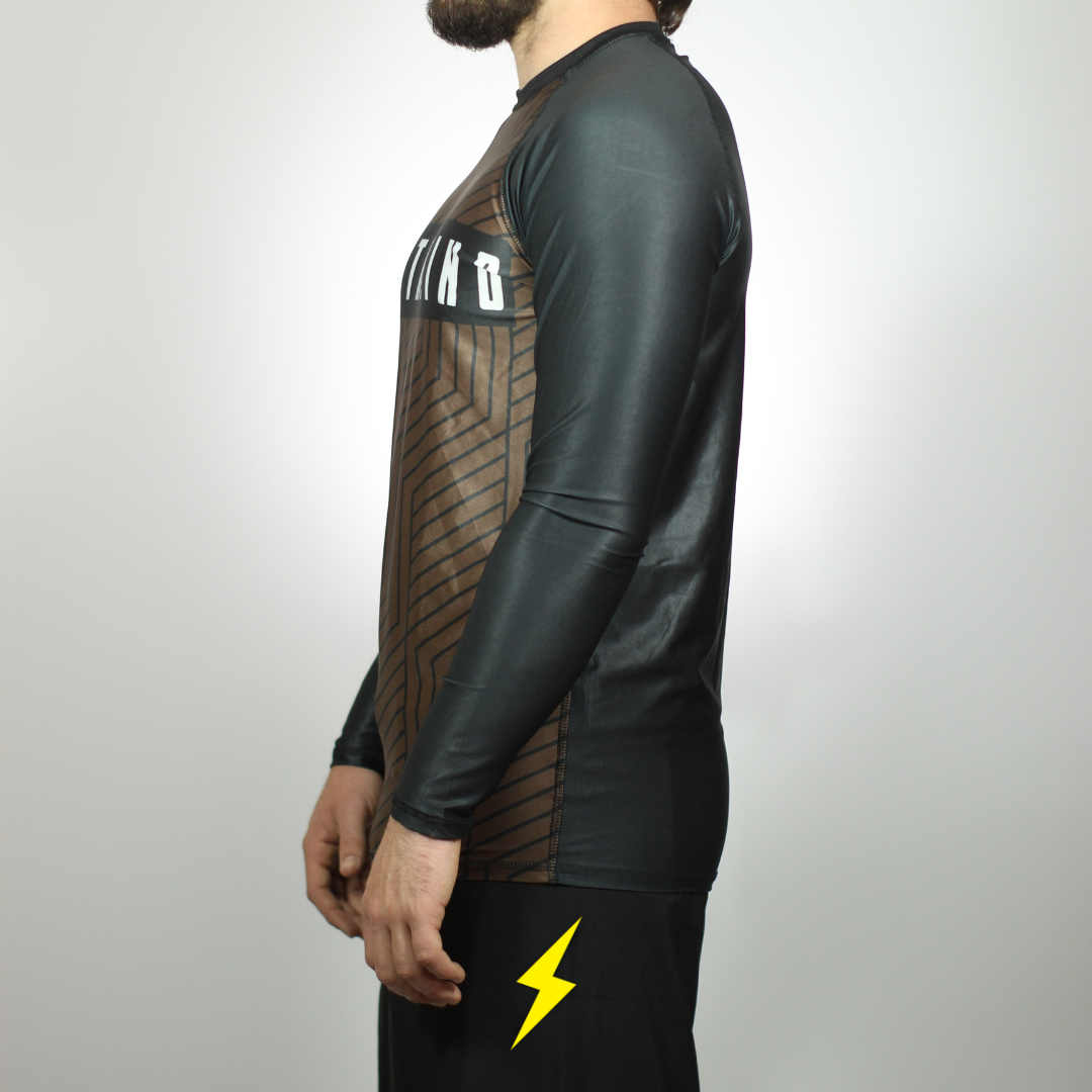 Rashguard Bomtreino  BT V22 Brown ML