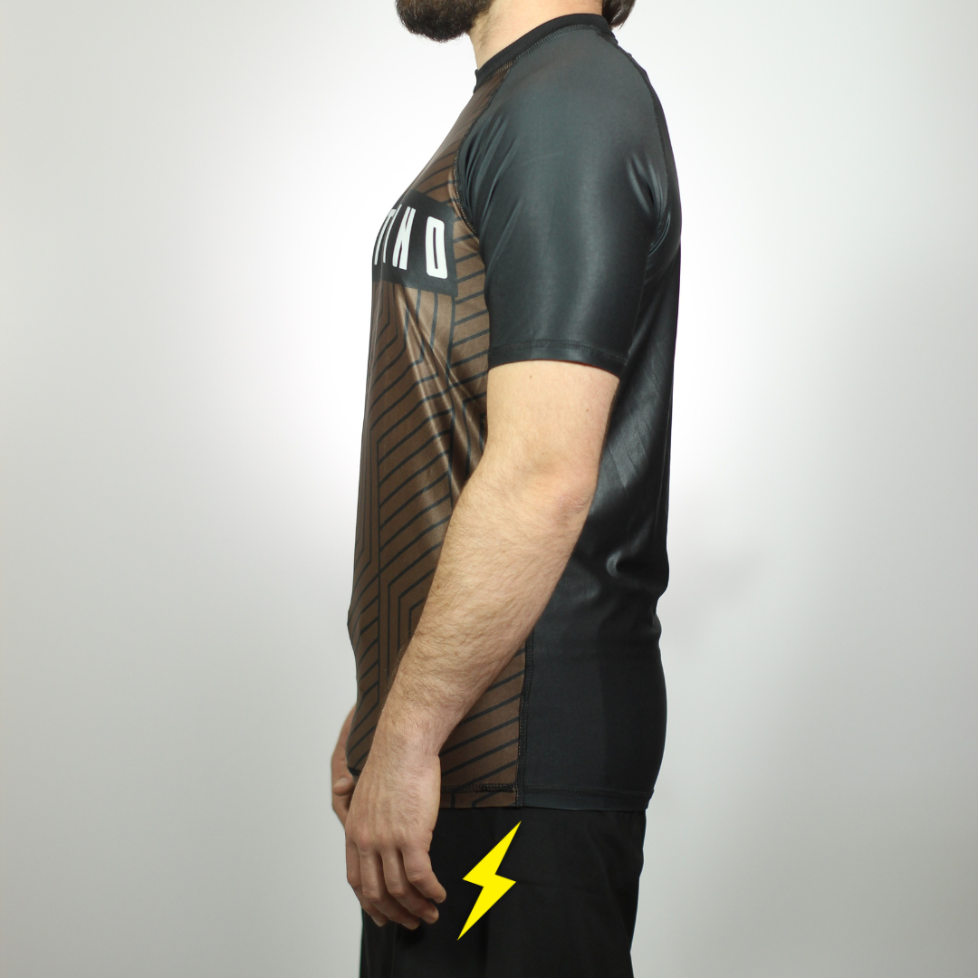 Rashguard Bomtreino  BT V22 Brown MC