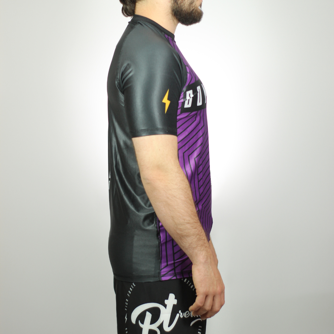 Rashguard Bomtreino  BT V22 Purple MC