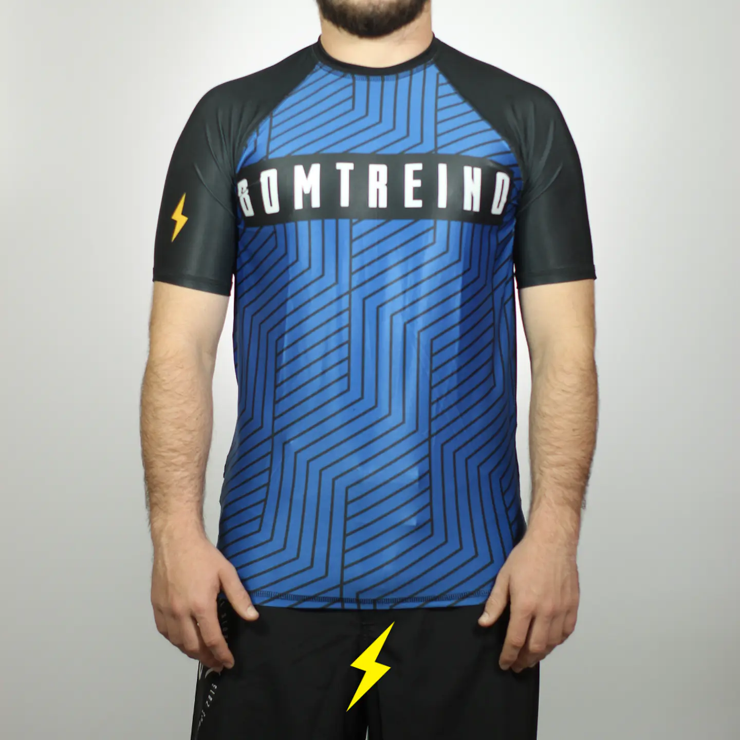 Rashguard Bomtreino  BT V22 Blue MC 1