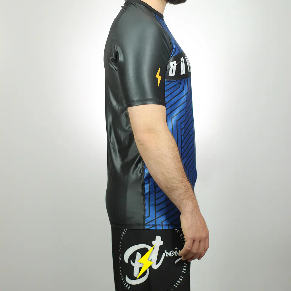 Rashguard Bomtreino  BT V22 Blue MC 2