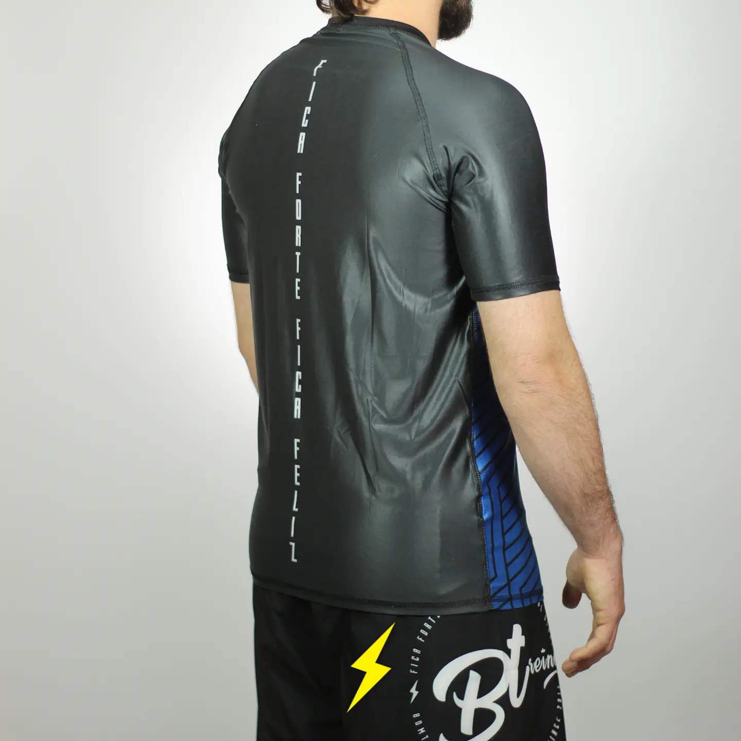 Rashguard Bomtreino  BT V22 Blue MC 3