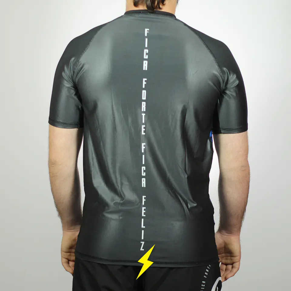 Rashguard Bomtreino  BT V22 Blue MC 4