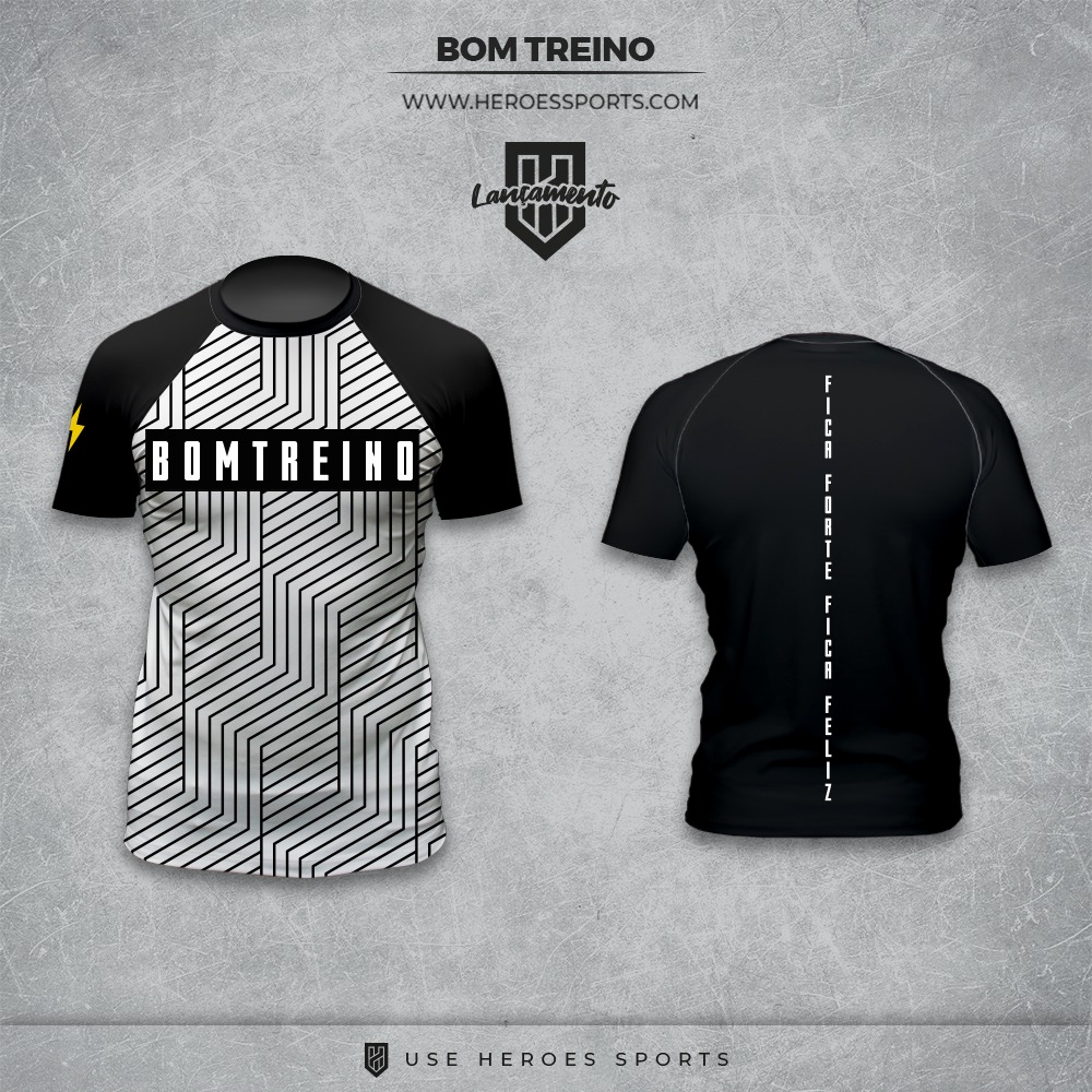 Rashguard Bomtreino  BT V22 White MC Femenino