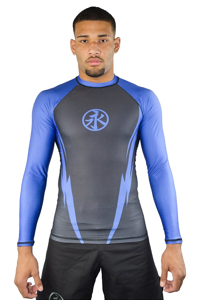 Rashguard Keiko Flash ML Azul