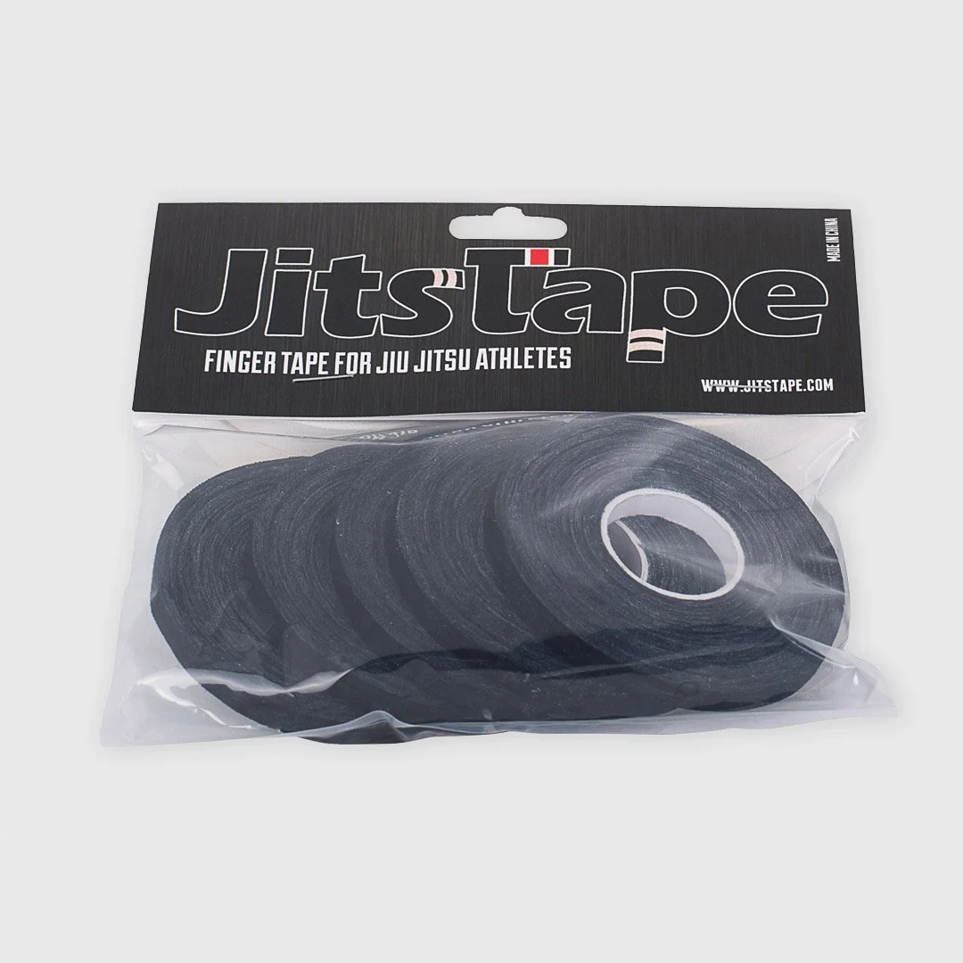JitsTape Finger Tape - 5 Rolls 1/4" x 15 yards - Black