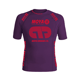 Rashguard Moya TEAM MOYA 22 PURPLE SS