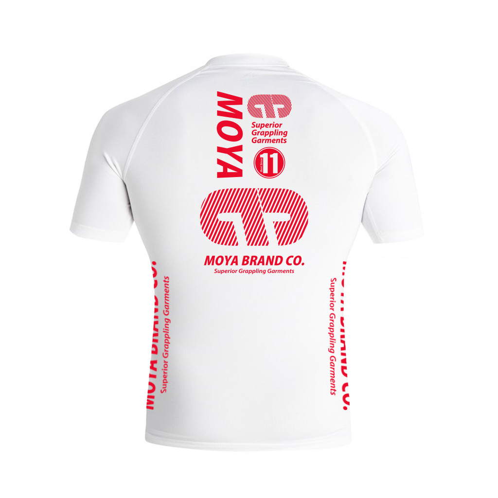 Rashguard Moya TEAM MOYA 22 WHITE SS