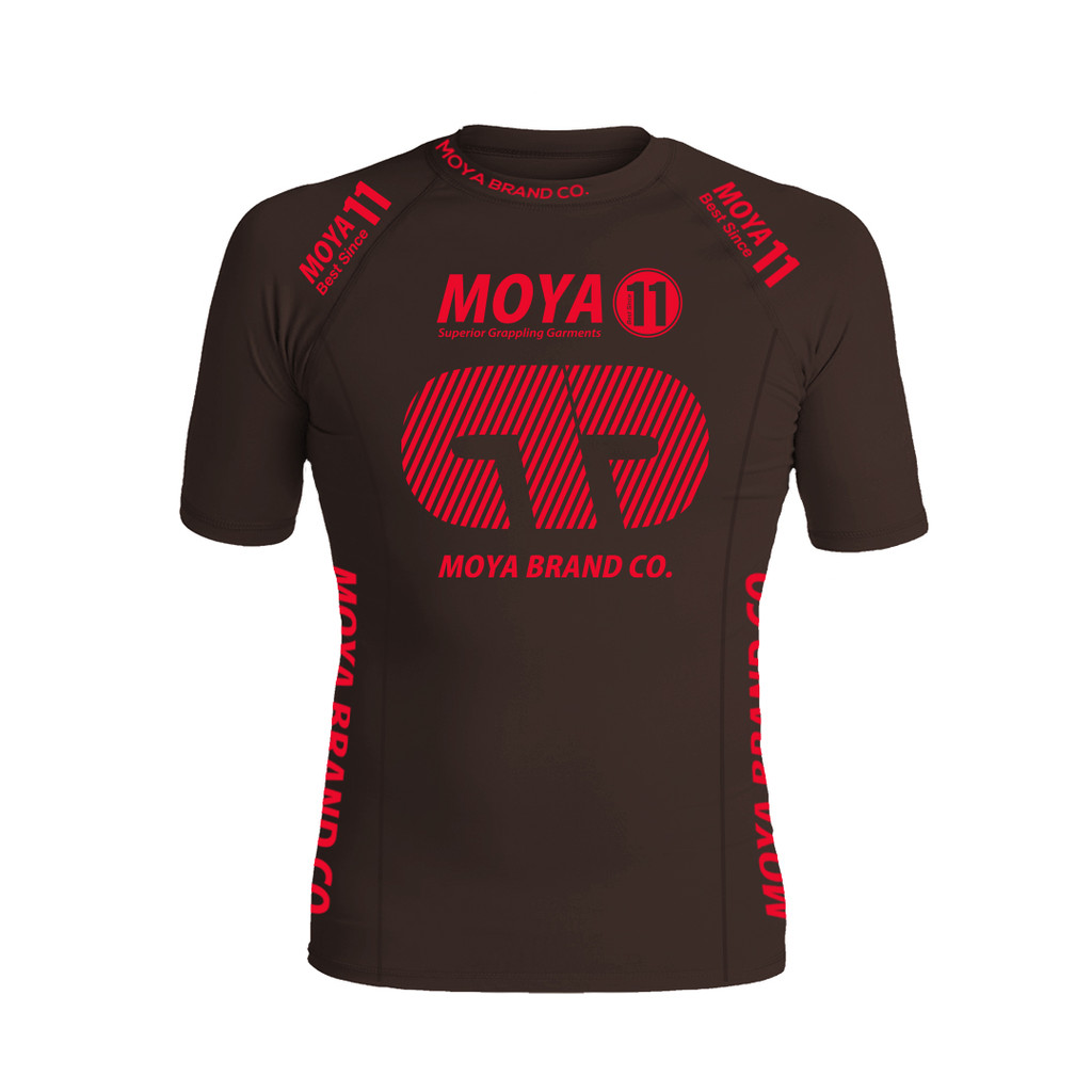 Rashguard Moya TEAM MOYA 22 BROWN SS