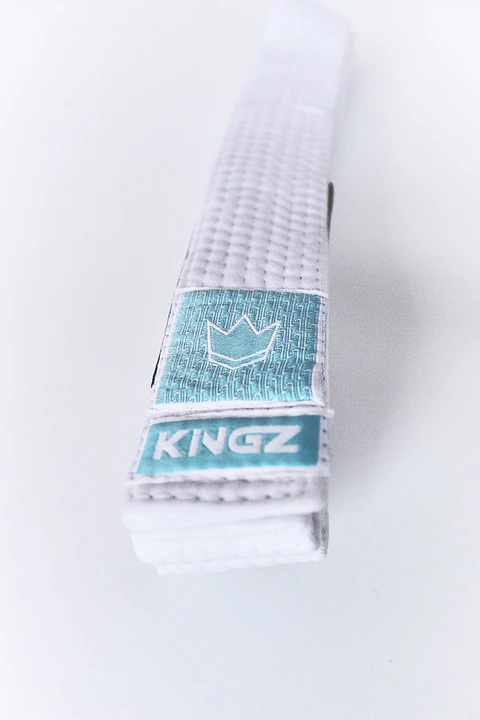 Cinturon Kingz Femenino ONE Blanco/Celeste