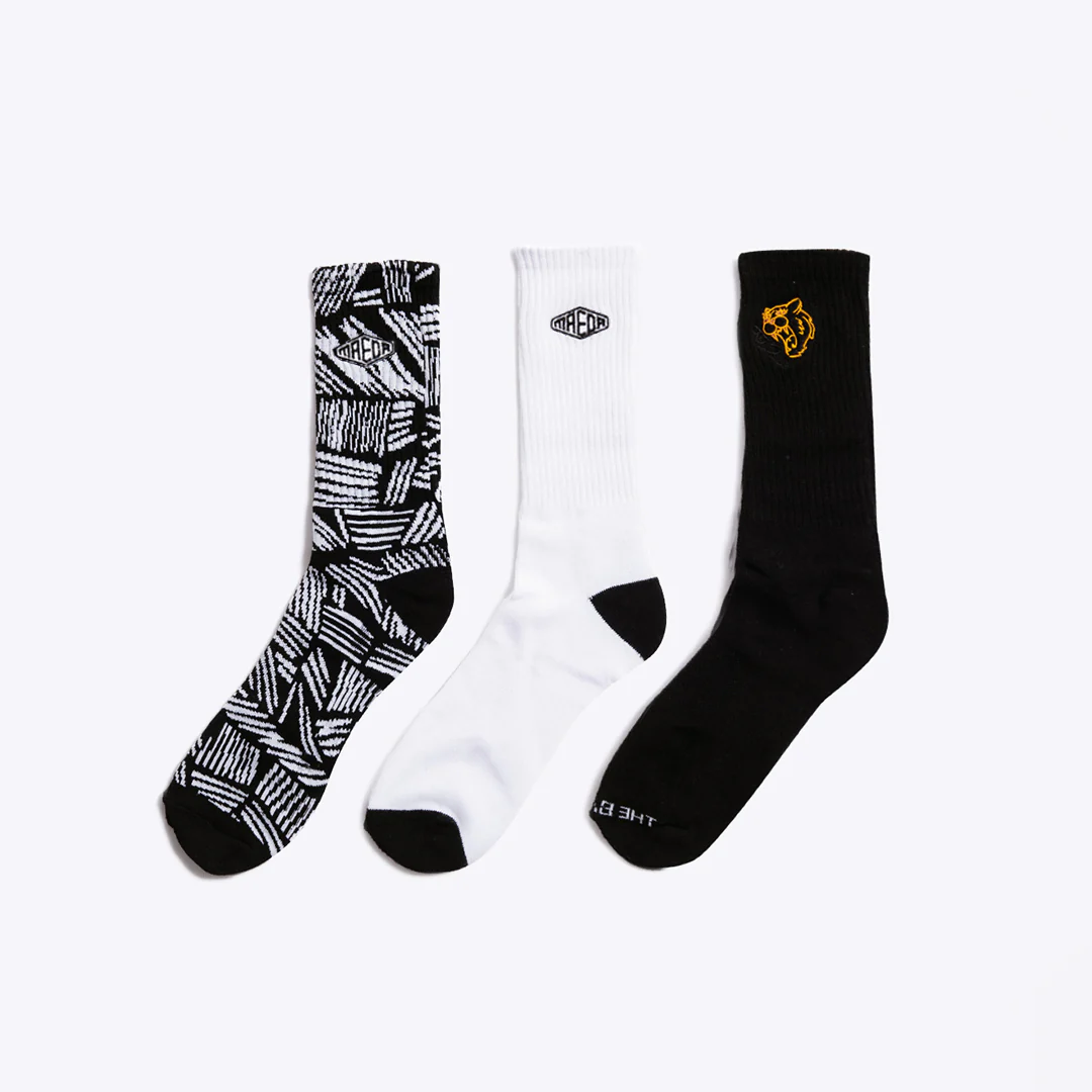 Maeda Battles Never Done Socks - 3 Pack