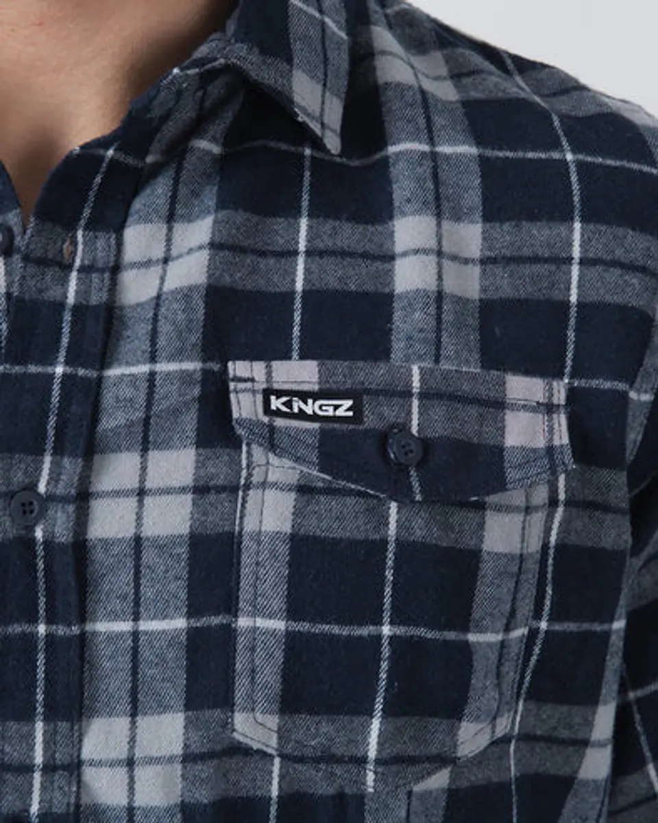 Camisa Kingz Flannel Shirt 5