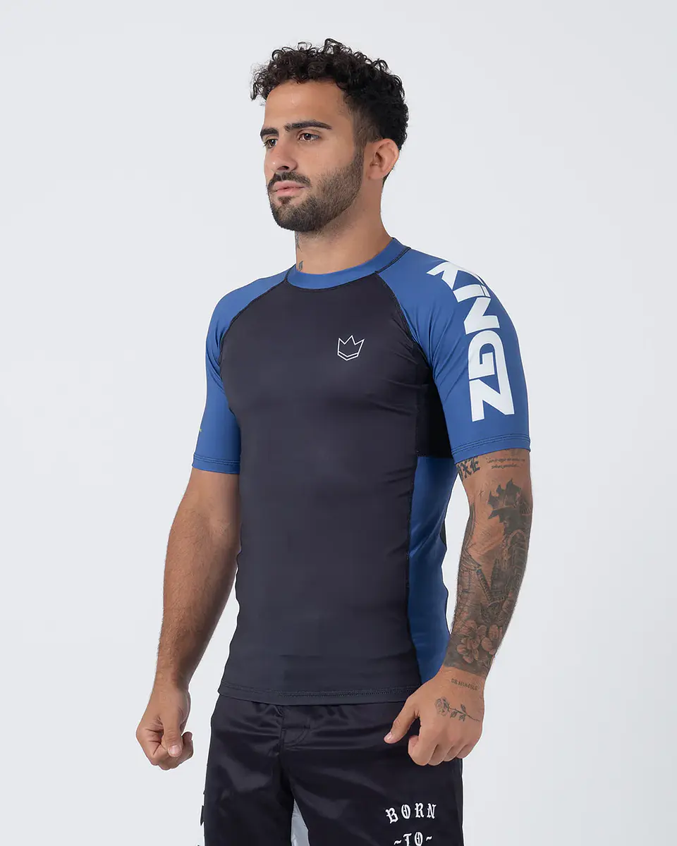 Rashguard Kingz Ranked Performance S/S Blue 2