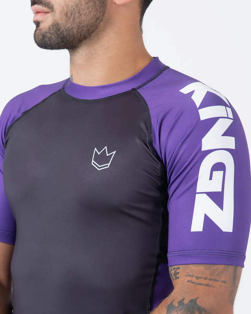 Rashguard Kingz Ranked Performance S/S Morado 6