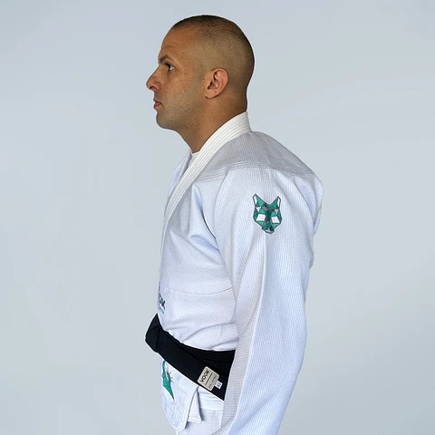 Kimono Vouk New York Blanco