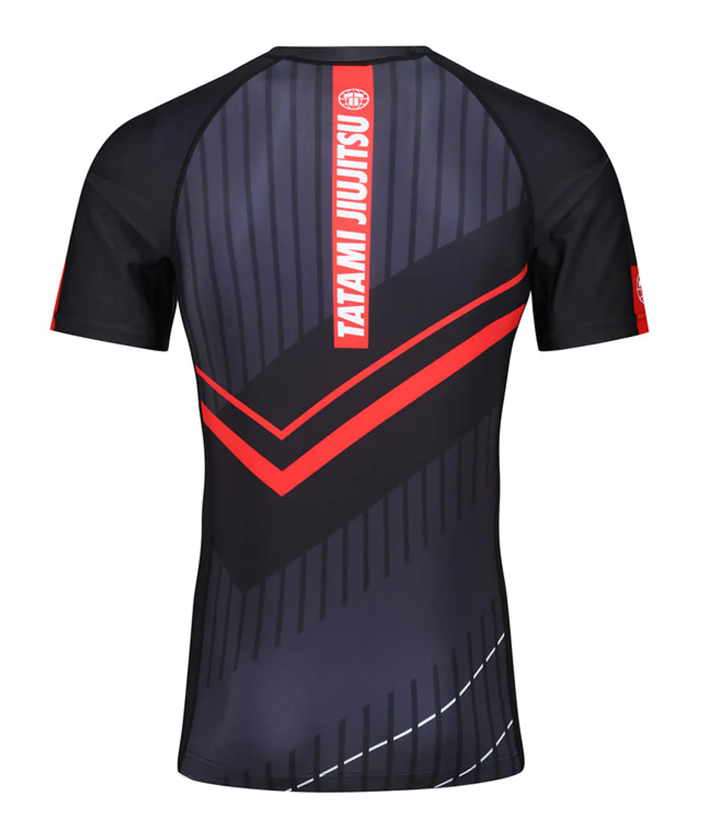 Rashguard Tatami Abstract Rashguards Black/Red 3