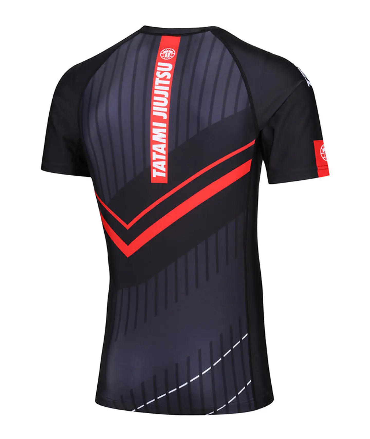 Rashguard Tatami Abstract Rashguards Black/Red 4