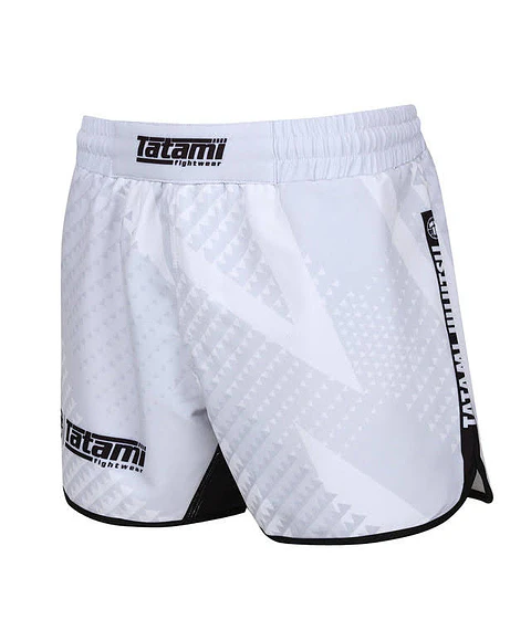 Short Tatami Abstract High Cut Shorts White
