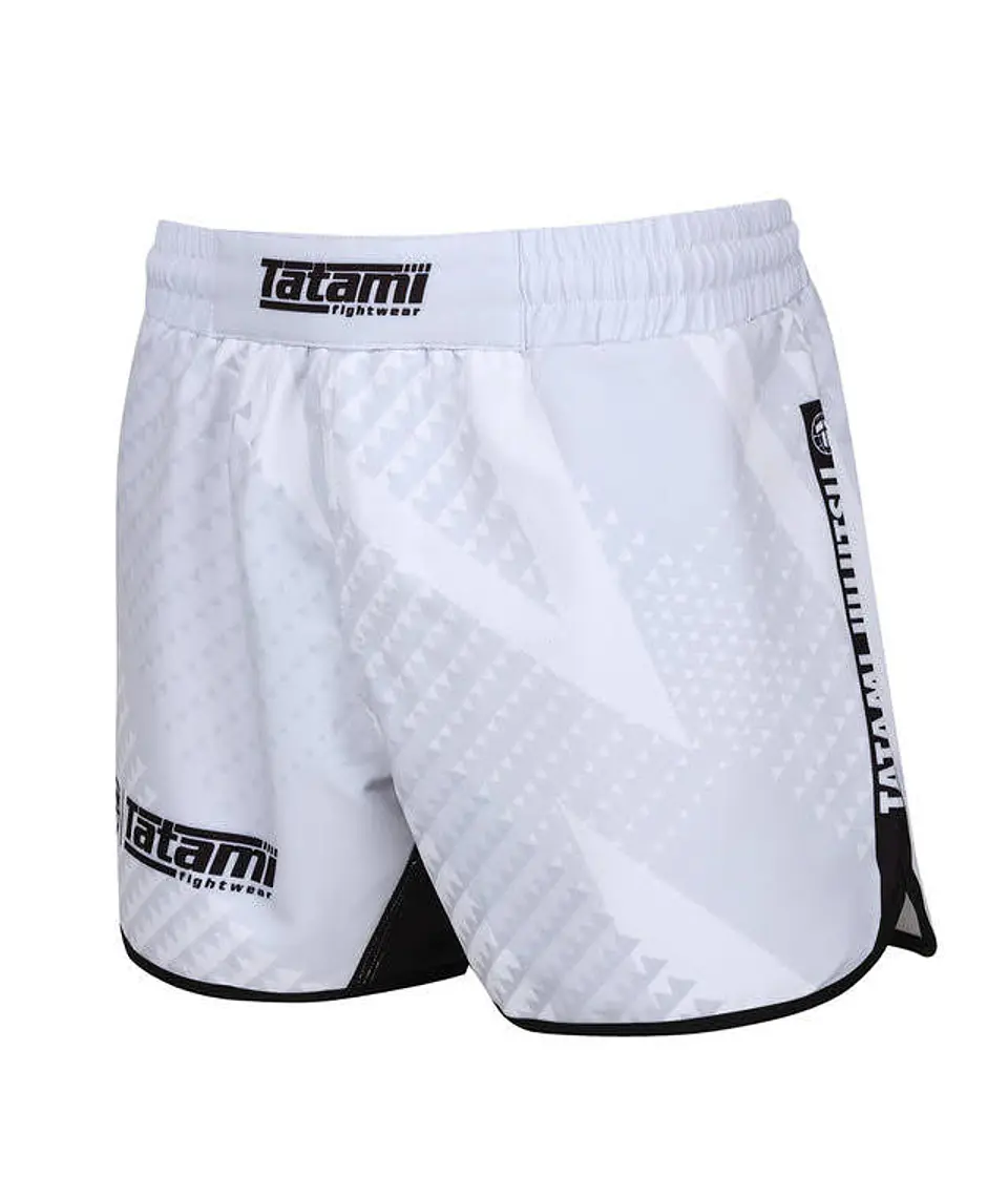 Short Tatami Abstract High Cut Shorts White 1