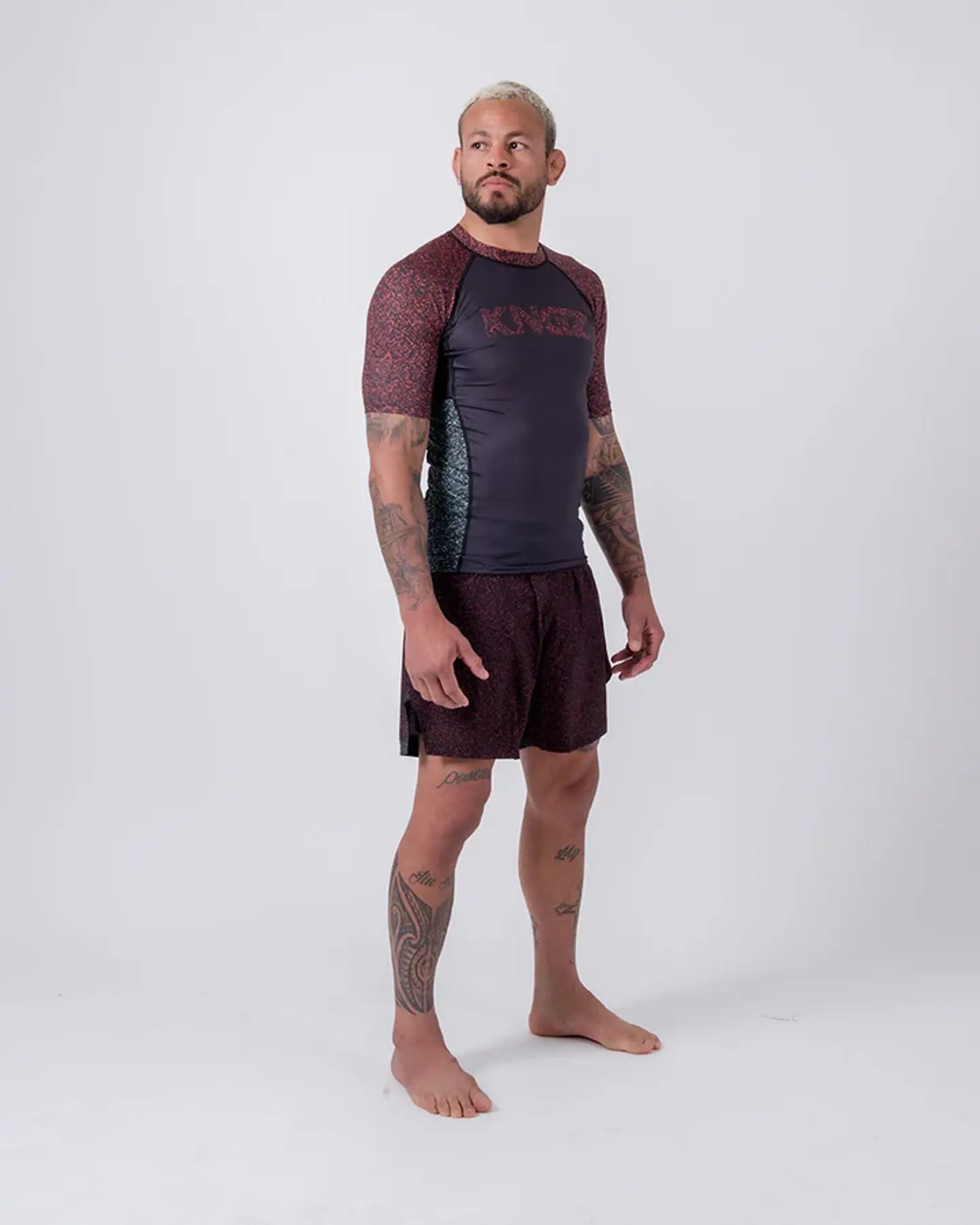 Rashguard Kingz Noise Red/Green 4