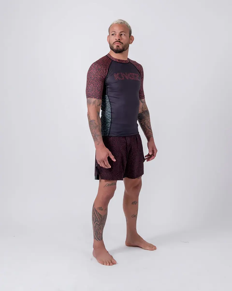 Rashguard Kingz Noise Red/Green 4
