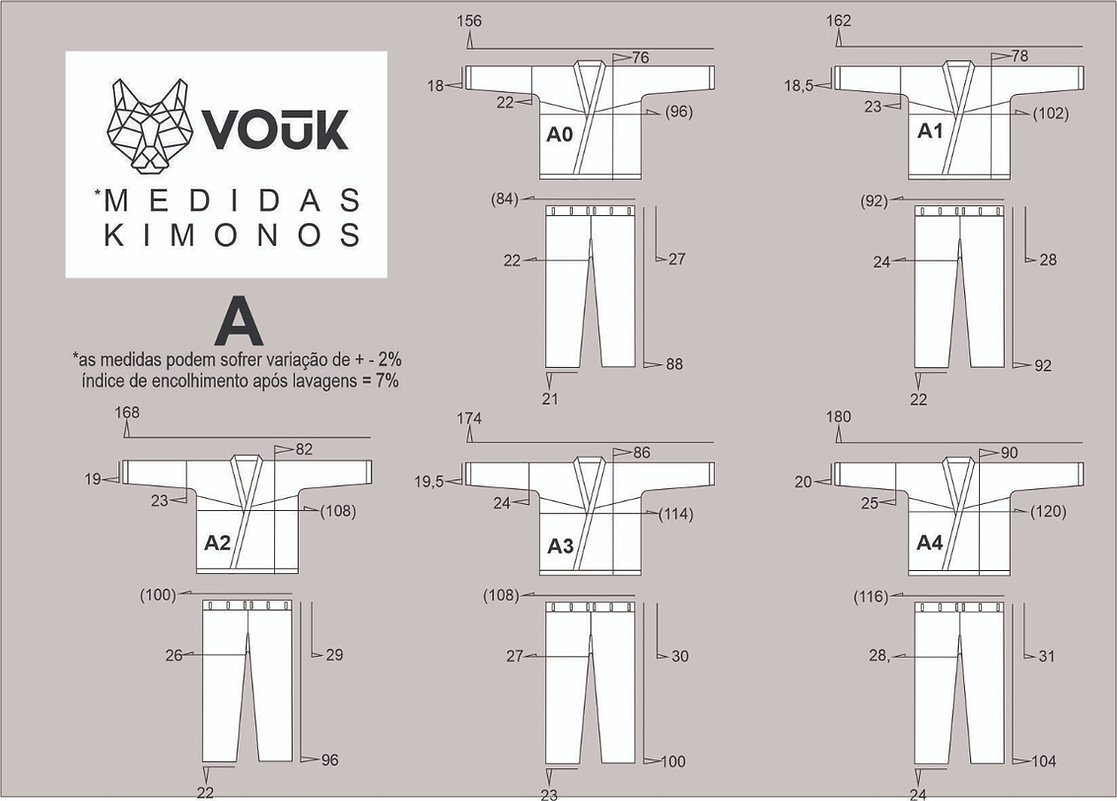 Kimono Vouk Caramelo Black