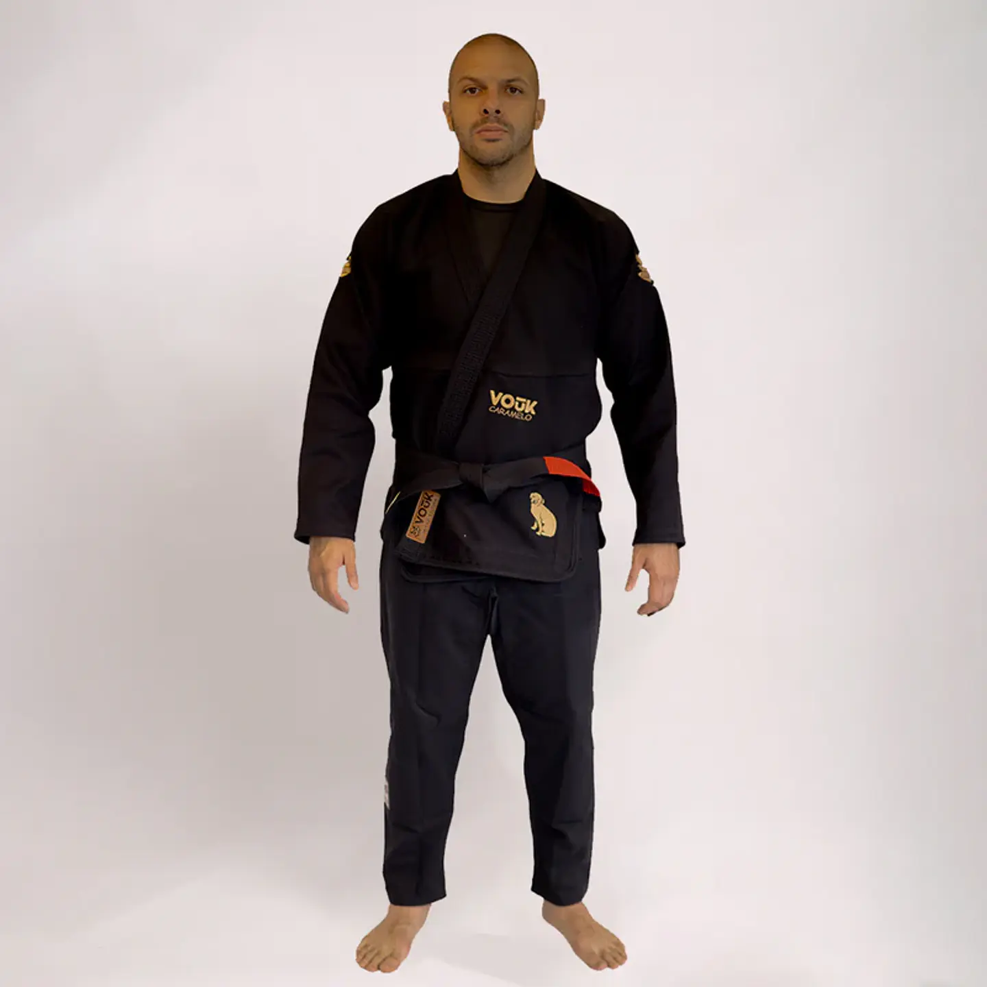 Kimono Vouk Caramelo Black 2