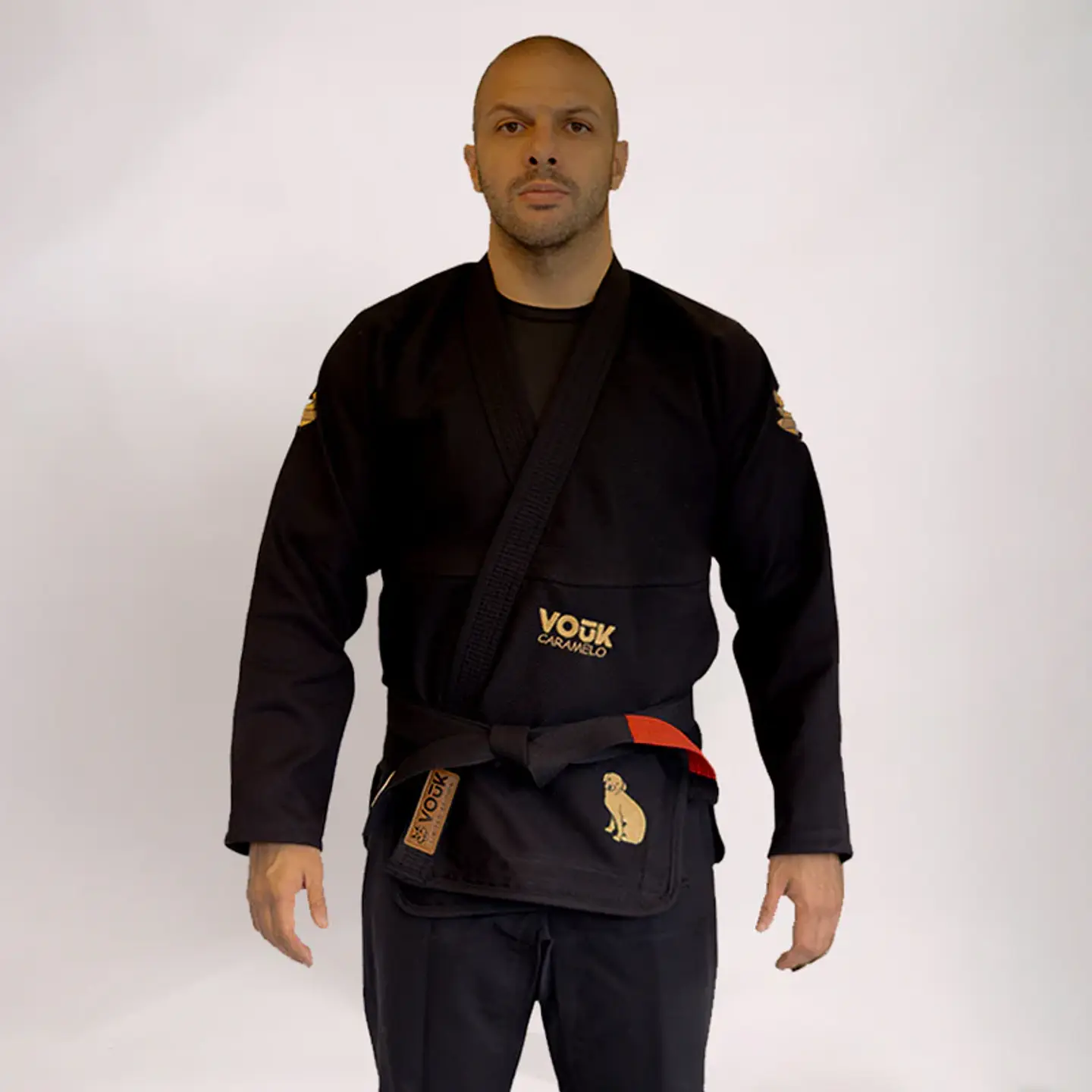 Kimono Vouk Caramelo Black 1