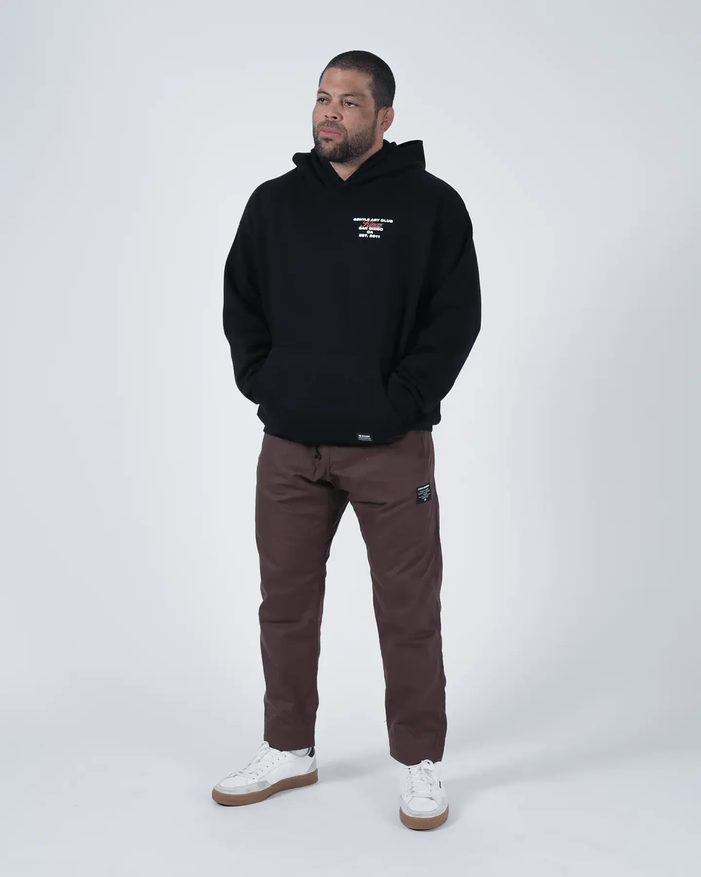 Hoodie Kingz Gentle Art Black 1