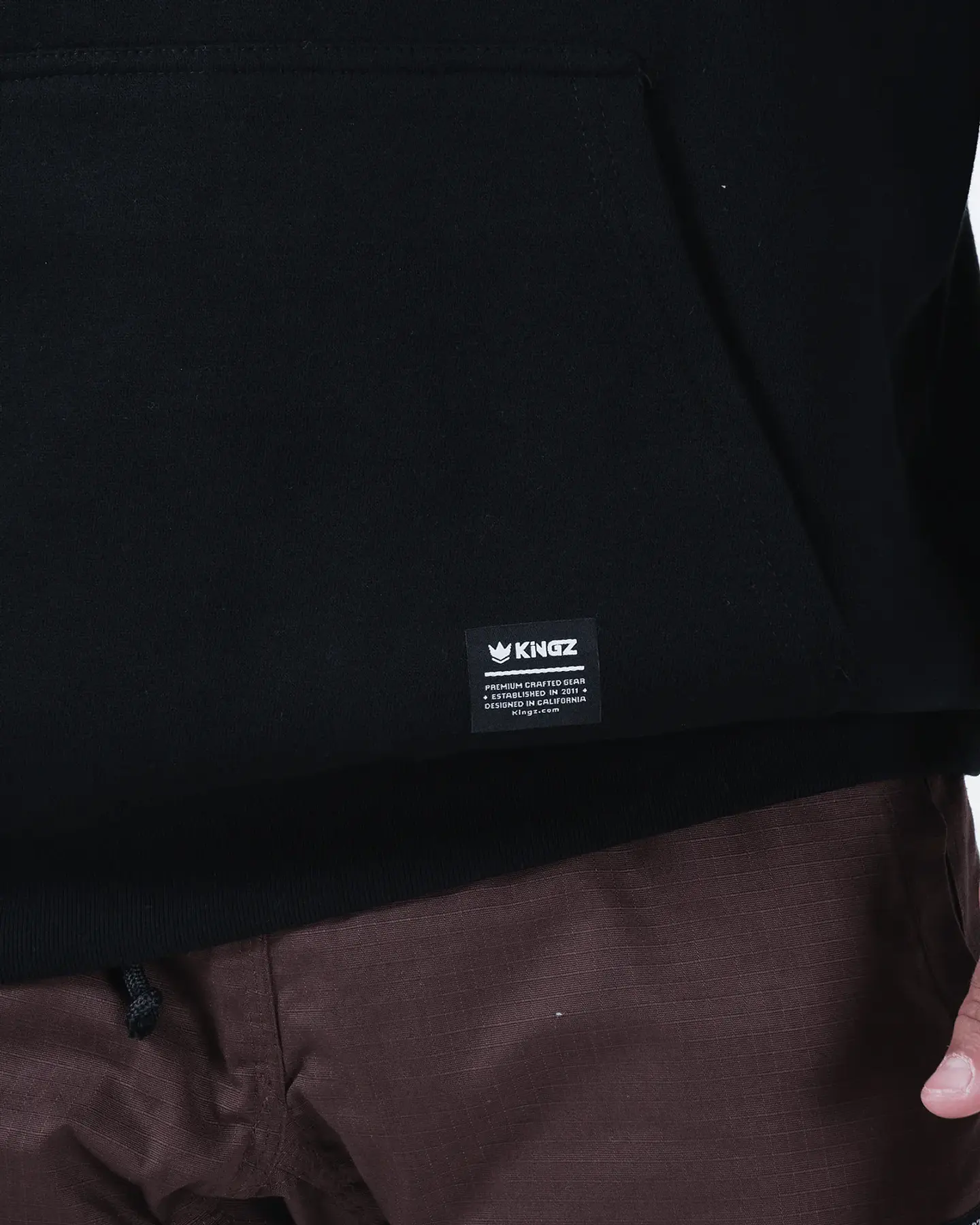 Hoodie Kingz Gentle Art Black 12