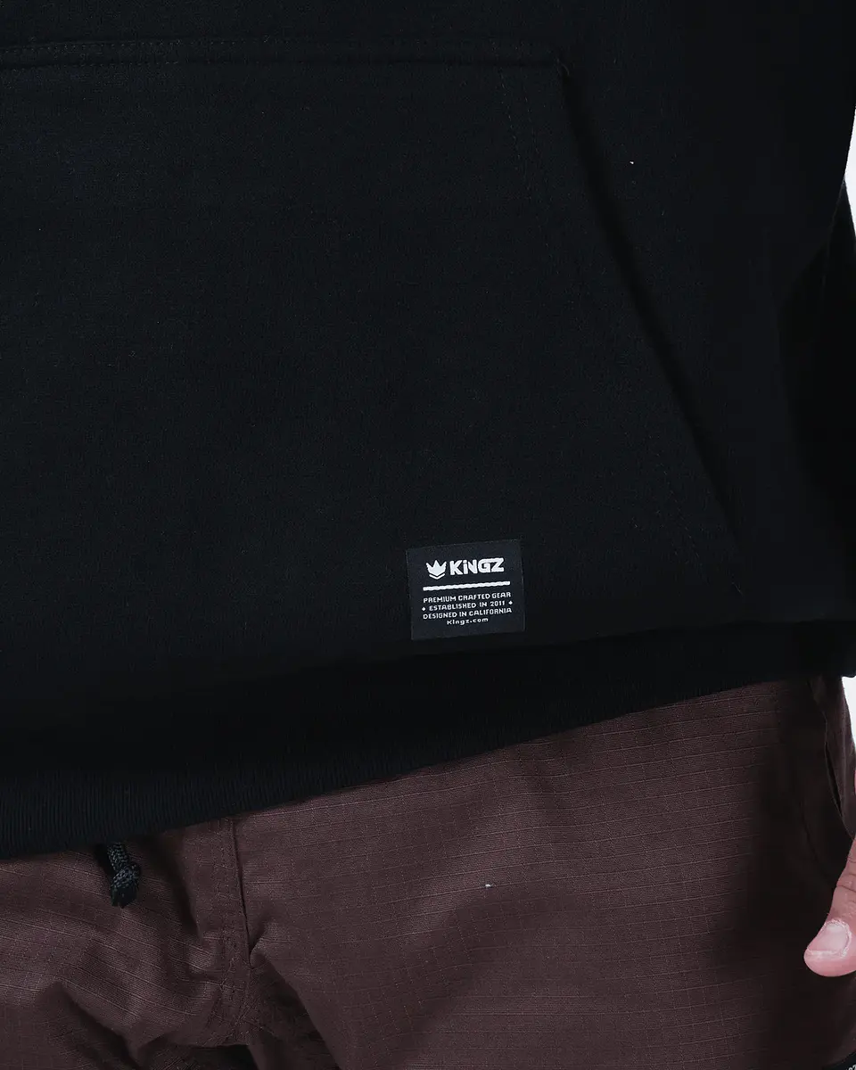 Hoodie Kingz Gentle Art Black 12