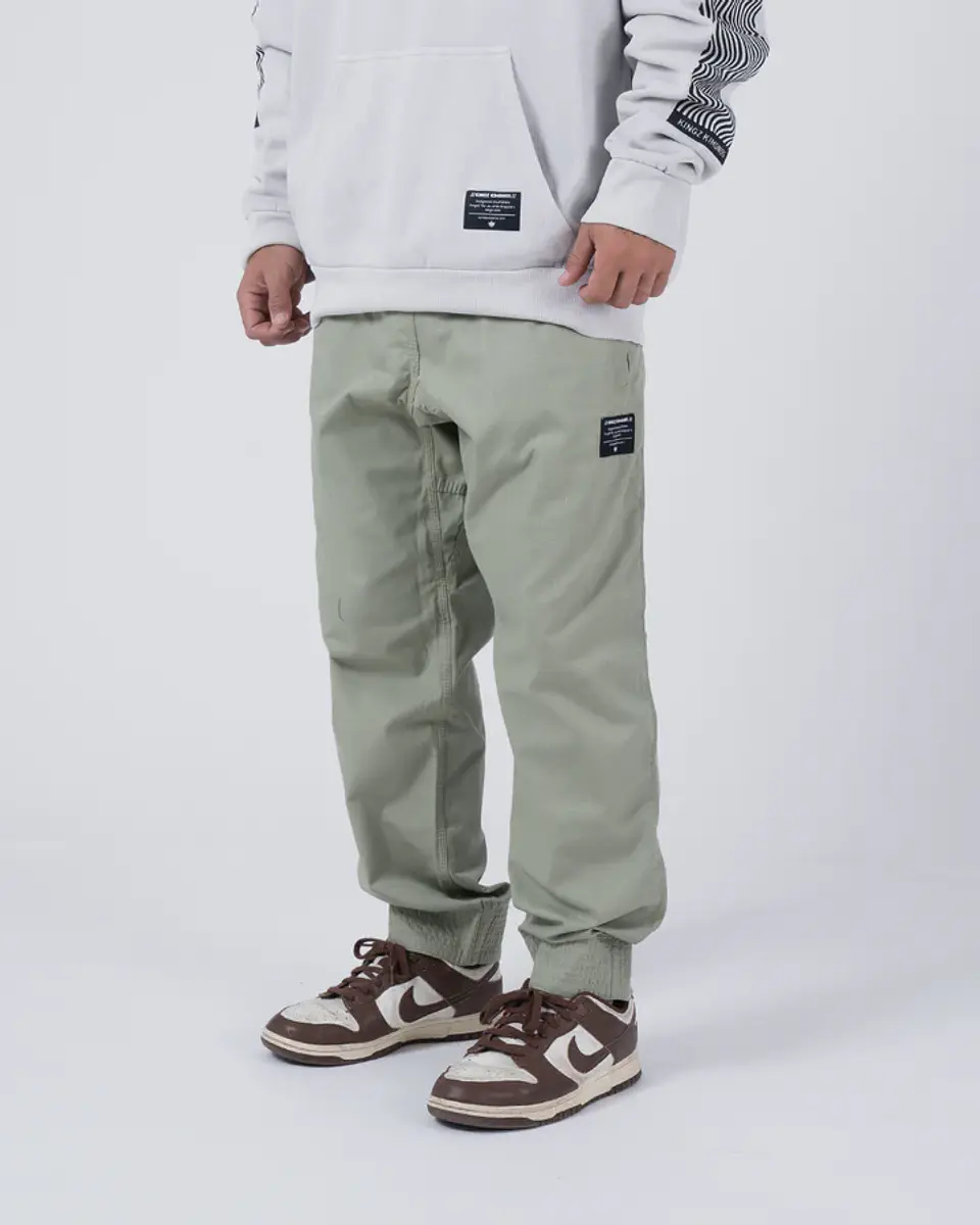 Pantalon Kingz Casual Rip Stop Sage 4