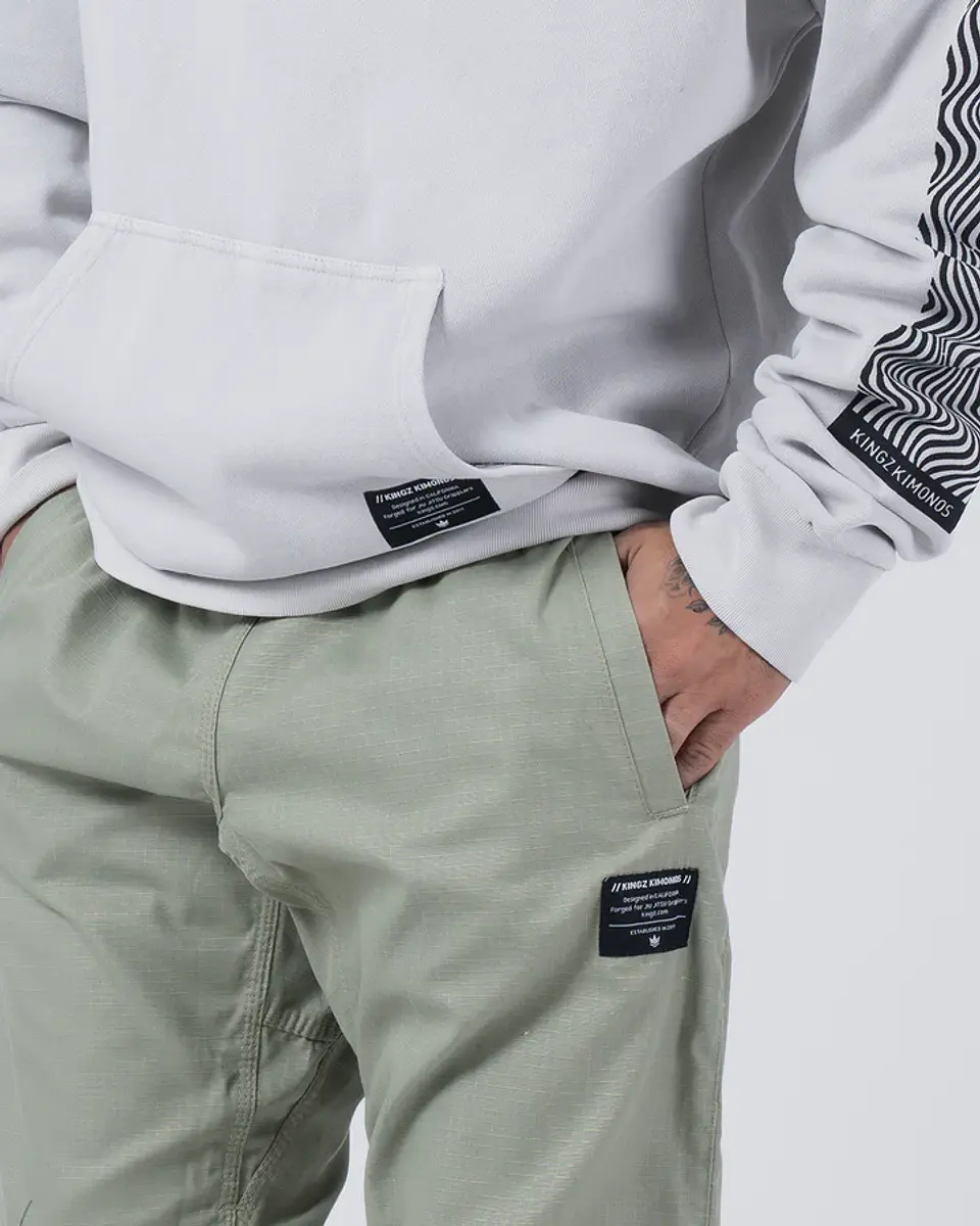 Pantalon Kingz Casual Rip Stop Sage 6