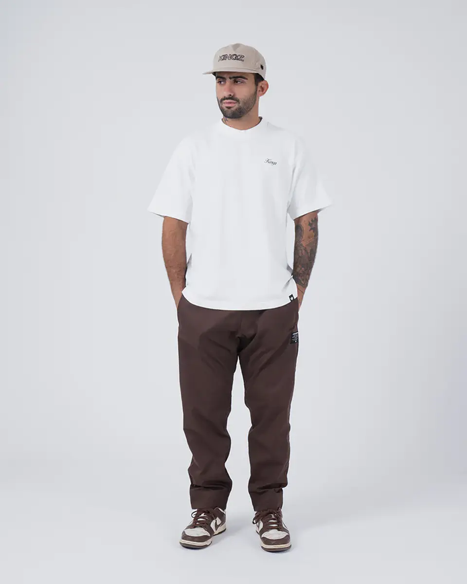 Pantalon Kingz Casual Rip Stop Brown 3