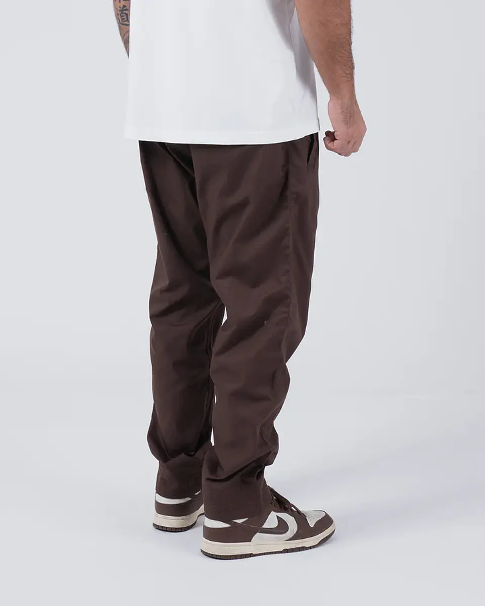 Pantalon Kingz Casual Rip Stop Brown 7