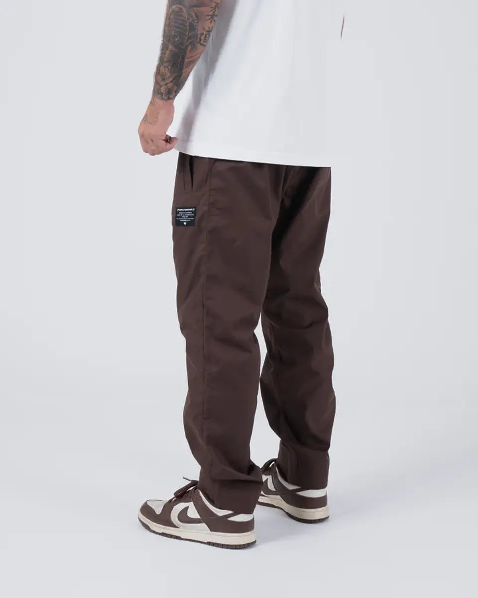Pantalon Kingz Casual Rip Stop Brown 8