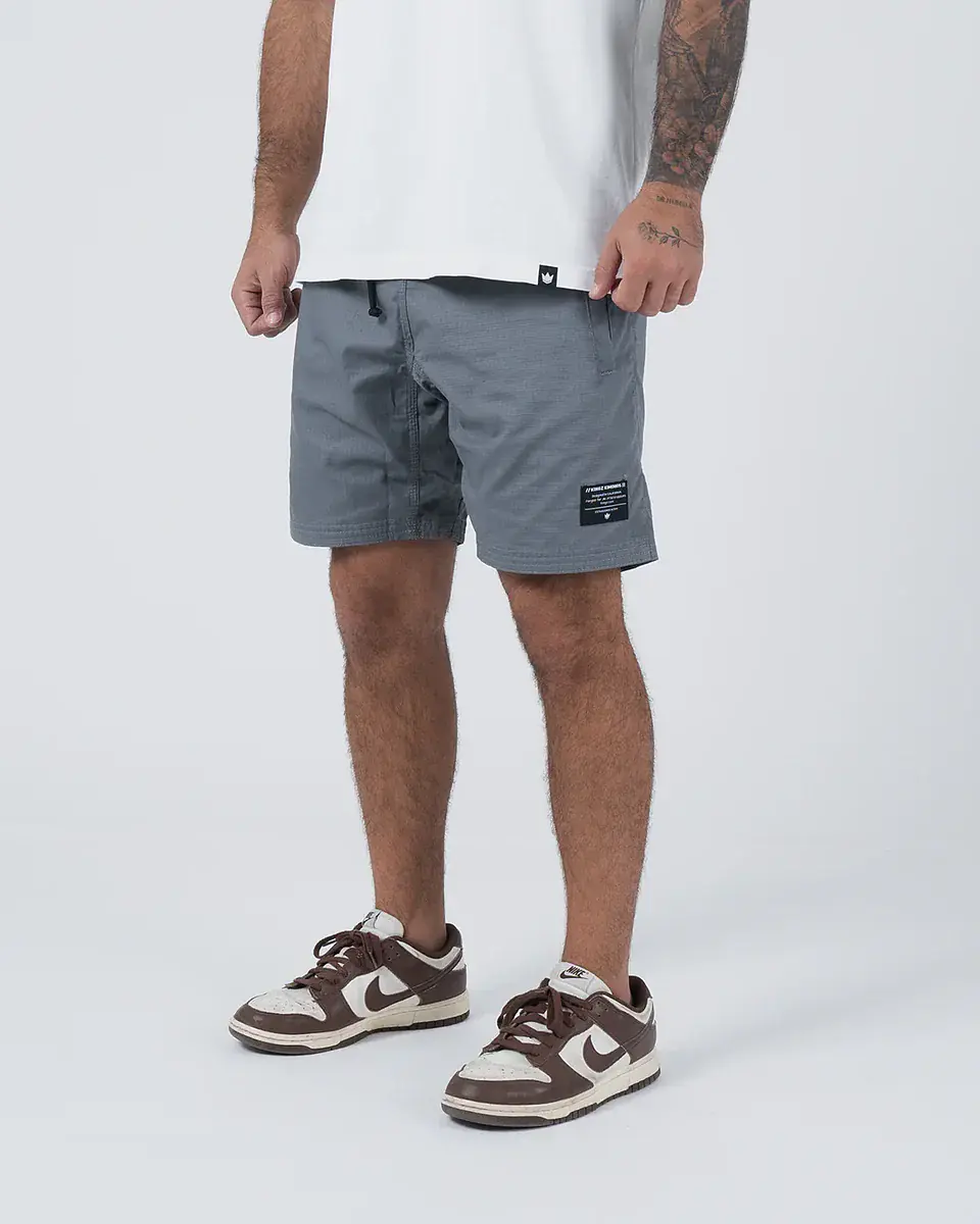 Pantalon Kingz Casual Rip Stop Grey 11