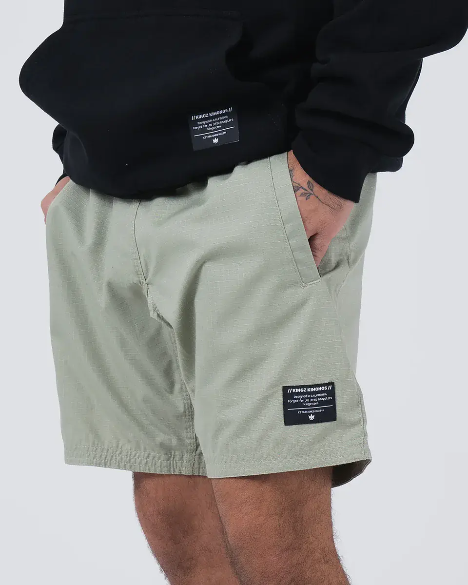 Pantalon Kingz Casual Rip Stop Sage 9